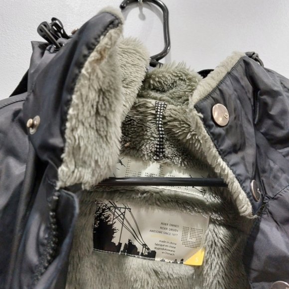 BURTON Duchess Striped Fleece Lined Insulated Snowboarding Jacket Small - Picture 10 of 11